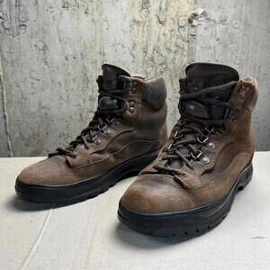 Vtg Danner Men's Size 9D 36200 Brown Leather Hiking Boots Gore-Tex USA 36200